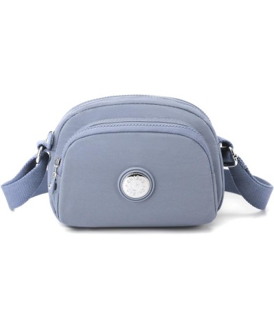 Simple women's bag nylon cloth small bag shoulder bag women's casual cross-body bag Light Purple $15.66 Shoulder Bags