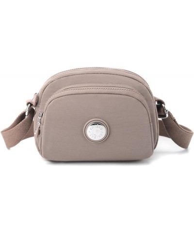 Simple women's bag nylon cloth small bag shoulder bag women's casual cross-body bag Light Purple $15.66 Shoulder Bags