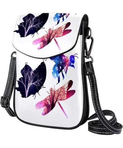 Small Crossbody Bags Cell Phone Purse - Stylish and Compact Purse with Adjustable Shoulder Strap Cute bee Multicoloured8 $13....