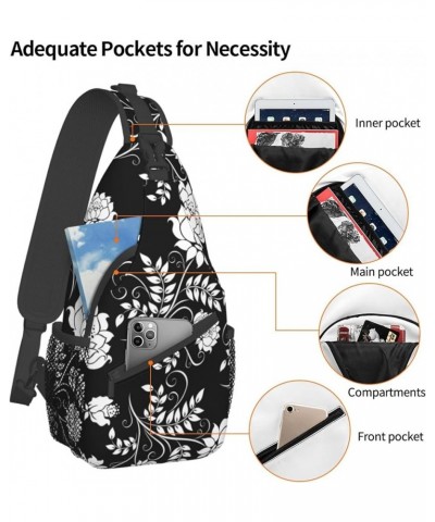 Sling Backpack for Women, Cute Multipurpose Crossbody Shoulder Bag, Comfortable and Lightweight Adjustable Travel Hiking Dayp...