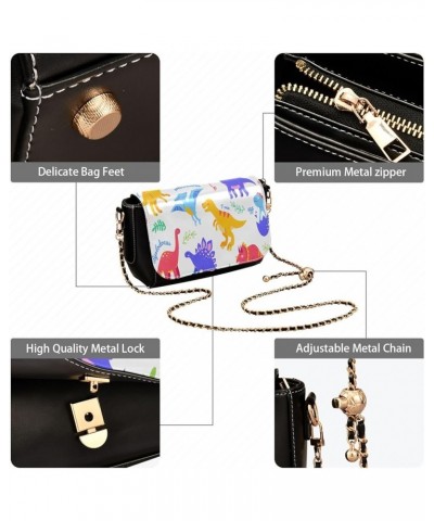 Crossbody Bags for Women Trendy Women's Black Shoulder Bag Small PU Leather Flap Cross Body Bag Handbags Pattern2 $20.08 Cros...