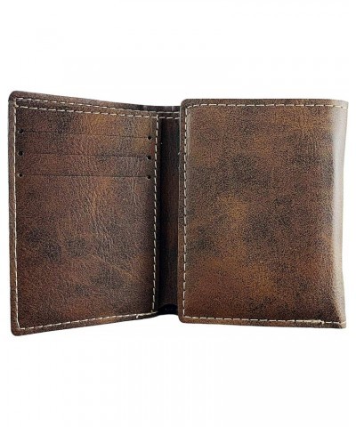 Hagen Irish Coat of Arms Rustic Leather Wallet $17.97 Wallets