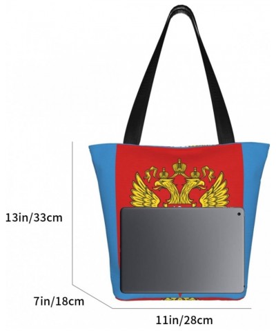 Coat Of Arms Of Russian Fashion Shoulder Bag Large Capacity For Man Or Woman $21.69 Totes