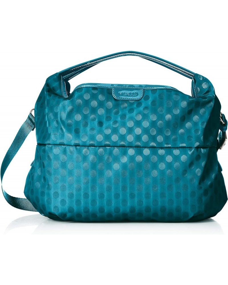 Polka Dots Y01-07-02 Round 2-Way Tote Medium Bule $49.78 Totes