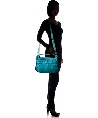 Polka Dots Y01-07-02 Round 2-Way Tote Medium Bule $49.78 Totes