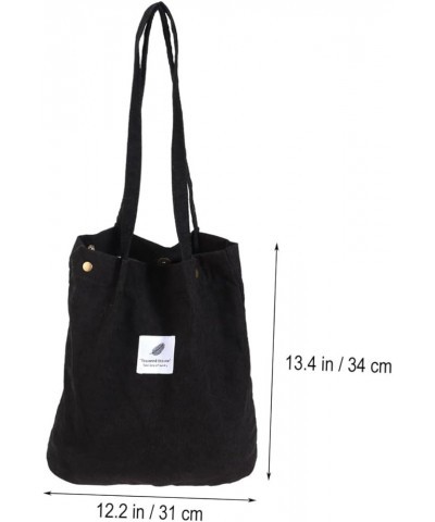 2pcs Womens Tote Handbags Ladies Tote Handbags Womens Tote Bag Tote Bag for Corduroy Bag Tote for Women Blackx2pcs $14.39 Sho...