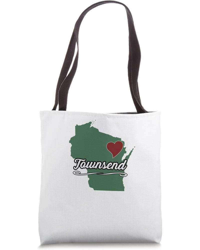 TOWNSEND - Wisconsin | WI USA - City State Souvenir - Tote Bag $15.90 Totes