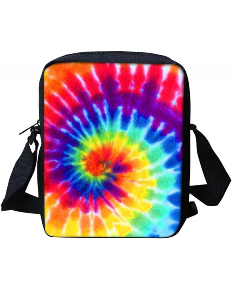 Animals Face Small Crossbody Bags Shoulder Handbag Rainbow Tie Dye $8.39 Crossbody Bags