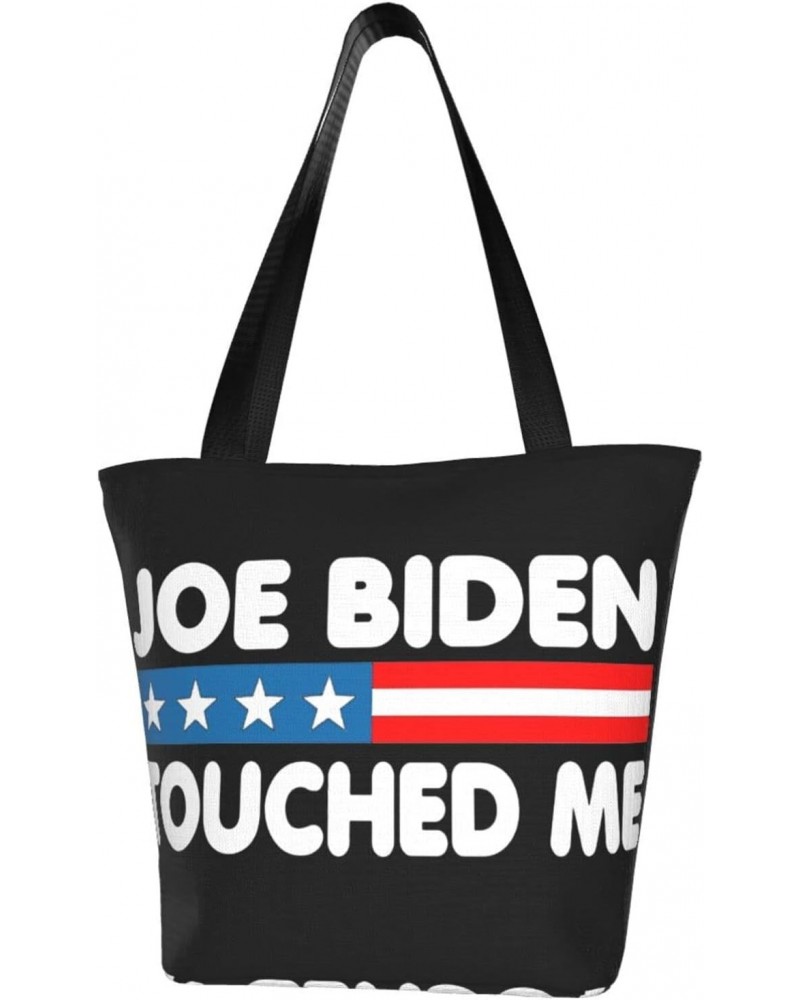 Joe Biden Touched Me Fashion Shoulder Bag Large Capacity For Man Or Woman $16.91 Totes