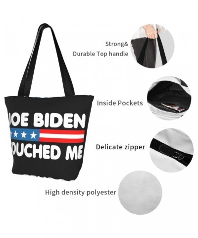 Joe Biden Touched Me Fashion Shoulder Bag Large Capacity For Man Or Woman $16.91 Totes