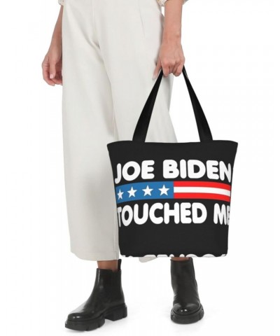 Joe Biden Touched Me Fashion Shoulder Bag Large Capacity For Man Or Woman $16.91 Totes