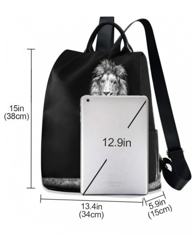 Beautiful Lion Women Backpack Anti Theft Back Pack Shoulder Fashion Bag Purse Multicolor15 $17.60 Backpacks