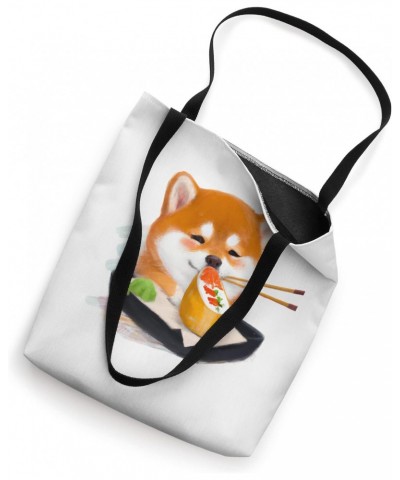 Funny Shiba inu dog ,eating sushi ,pets,dogs,animals. Tote Bag $15.95 Totes